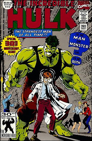 Incredible Hulk (1968) issue 393-B Silver Cover (2nd Printing)