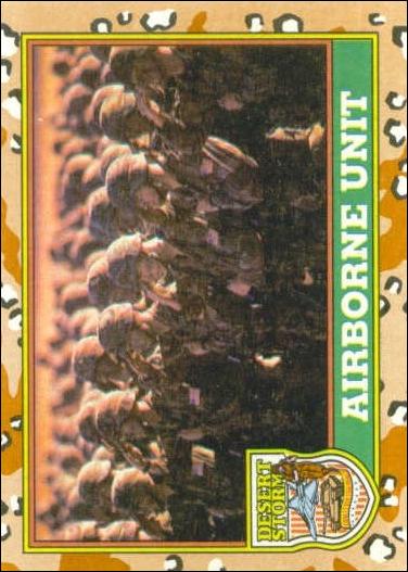 Desert Storm: Series 1 (Base Set) card 68 Airborne Unit