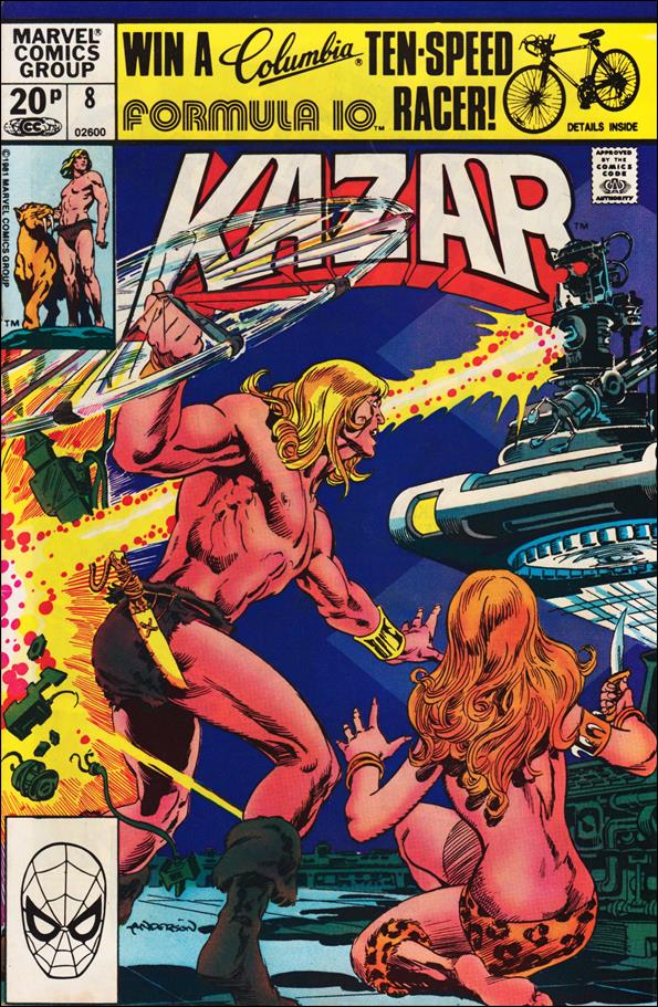 Ka-Zar the Savage issue 8-C UK Price Cover