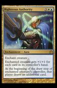 Magic the Gathering: Return to Ravnica (Base Set) card 189 Righteous Authority