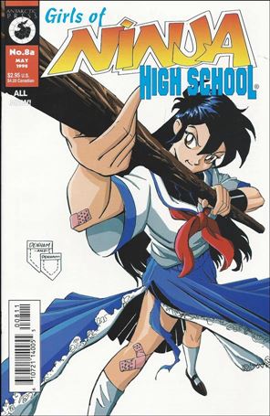 Girls of Ninja High School issue 8 Brian Denham Cover