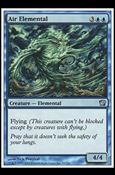 Magic the Gathering: 9th Edition (Base Set) card 58 Air Elemental