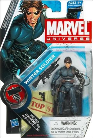Marvel Universe (Series 2) figure 022 Winter Soldier (Short Hair)