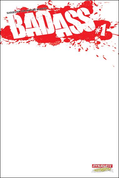 Bad Ass issue 1-C Blank Authentix Cover