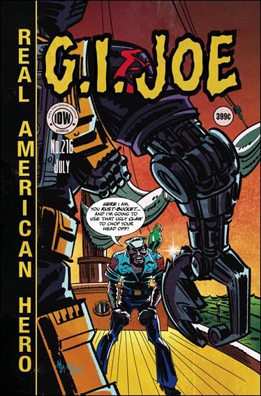 G.I. Joe: A Real American Hero issue 216-B Andy Suriano EC Comics Subscription Cover 