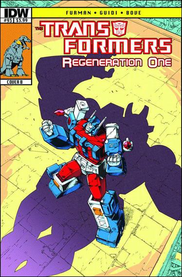 Transformers: Regeneration One issue 93-B Guido Guidi Cover
