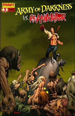 Army of Darkness vs Re-Animator issue 3-C Mel Rubi Cover