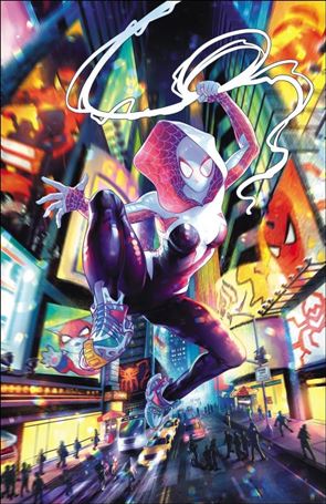 Spider-Society (2024) issue 3-D Meghan Hetrick Virgin 1:25 Cover