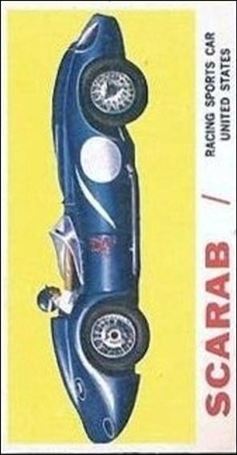Sports Cars (1961) (Base Set) card 29 Scarab