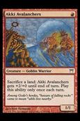 Magic the Gathering: Champions of Kamigawa (Base Set) card 151 Akki Avalanchers