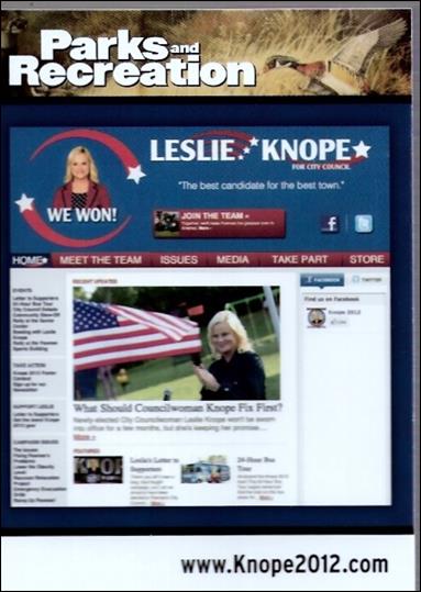 Parks and Recreation: Seasons 1 - 4 card 86 www.Knope2012.com