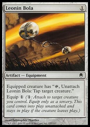Magic the Gathering: Darksteel (Base Set) card 127 Leonin Bola