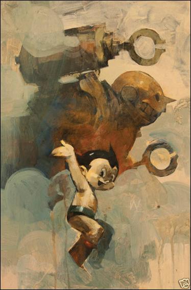 Astro Boy the Movie Official Movie Prequel  issue 4-C Ashley Wood Incentive Virgin Cover
