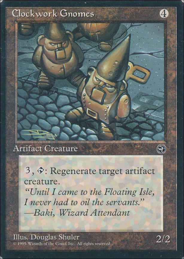 Magic the Gathering: Homelands (Base Set) card 102 Clockwork Gnomes