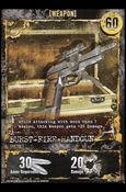 Resident Evil (Base Set) card WE-010 Burst-Fire Handgun (Pistol)