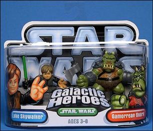 Star Wars: Galactic Heroes figure 12 Luke Skywalker and Gamorrean Guard
