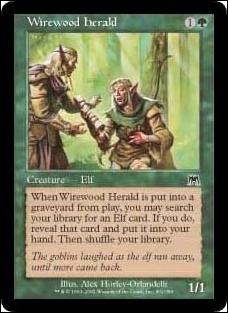 Magic the Gathering: Onslaught (Base Set) card 302 Wirewood Herald