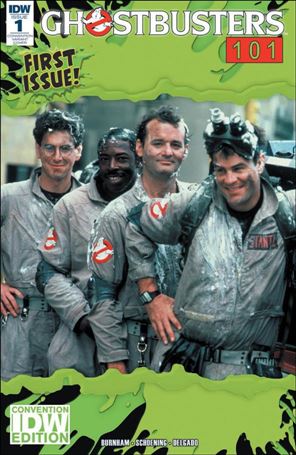 Ghostbusters 101 issue 1-E IDW Convention Wraparound Photo Cover