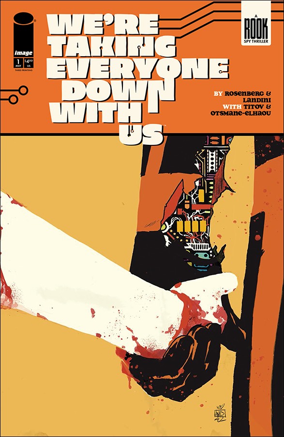 We're Taking Everyone Down with Us issue 1-K Stefano Landini Cover (Third Printing)