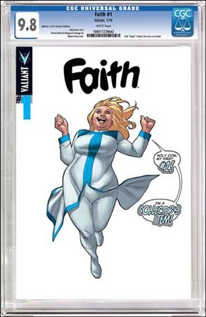 Faith (2016/01) issue 1-C Clayton Henry Valiant x CGC Replica Cover