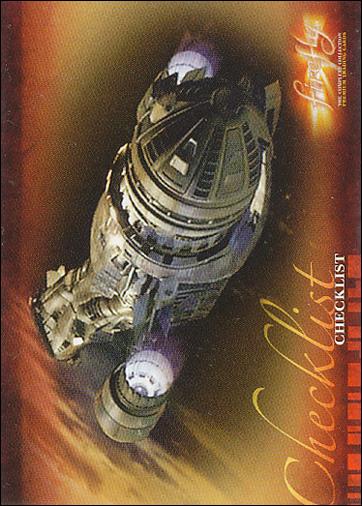 Firefly: Complete Collection (Base Set) card 72 Checklist