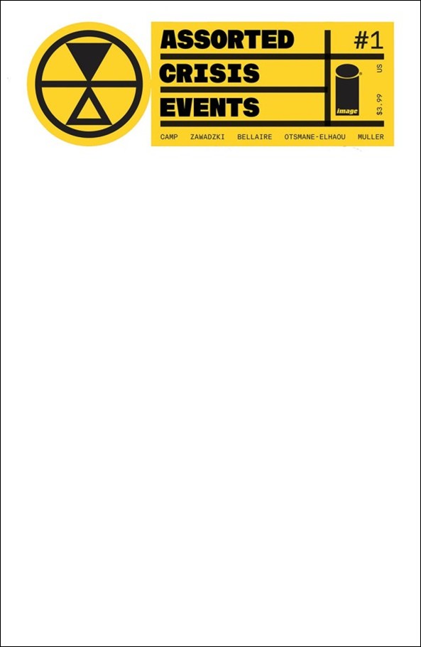 Assorted Crisis Events issue 1-D Blank Sketch Cover