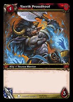 World of Warcraft: Heroes of Azeroth (Base Set) card 262 Vaerik Proudhoof