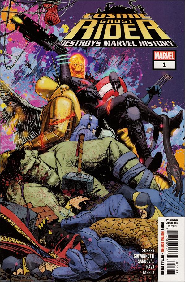 Cosmic Ghost Rider Destroys Marvel History issue 1 Gerardo Zaffino Cover