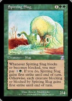 Magic the Gathering: Time Spiral (Timeshifted Subset) card 85 Spitting Slug
