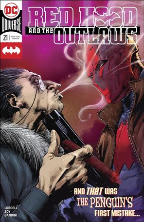 Red Hood and the Outlaws (2016) issue 21 Trevor Hairsine Cover
