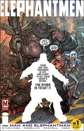 Elephantmen: Man and Elephantman issue 1 Boo Cook Cover