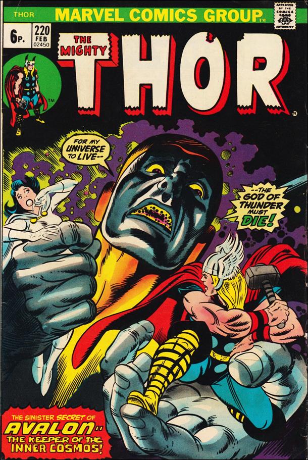 Thor (1966) issue 220-B UK Price Cover