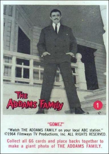 Addams Family (Base Set) card 1 "Gomez"