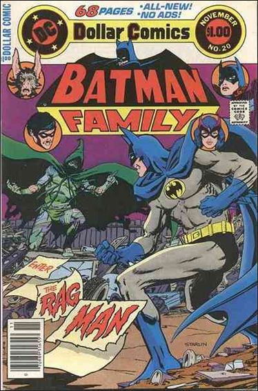 Batman Family issue 20 Wraparound Cover