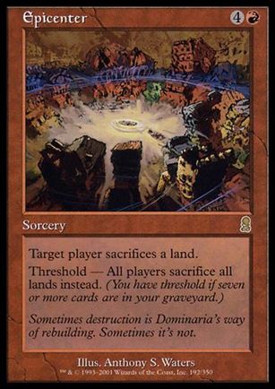 Magic the Gathering: Odyssey (Base Set) card 192 Epicenter