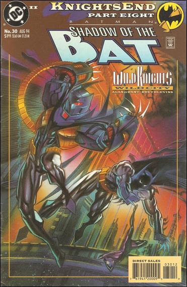 Batman: Shadow of the Bat issue 30-B Second Printing Cover