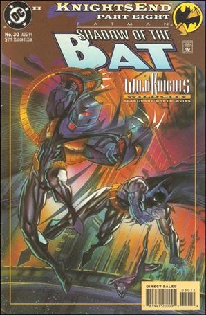 Batman: Shadow of the Bat issue 30-B Second Printing Cover