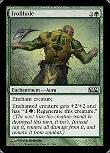 Magic the Gathering: 2014 Core Set (Base Set) card 197 Trollhide