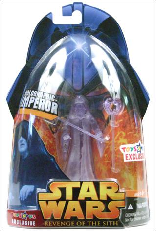 Star Wars: Revenge of the Sith 3 3/4" Basic Action Figures figure 71 Holographic Emperor (Toys-R-Us Exclusive)