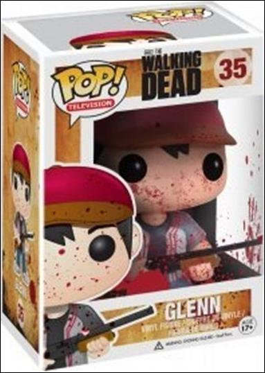 POP! Television figure 35-B Glenn (BLoody) Man of Action Figures 1/1500