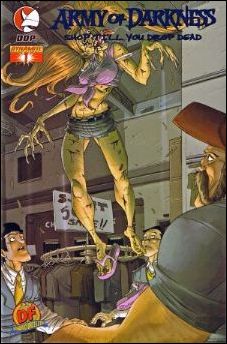 Army of Darkness: Shop Till You Drop Dead issue 1-I DF Blue Foil Cover