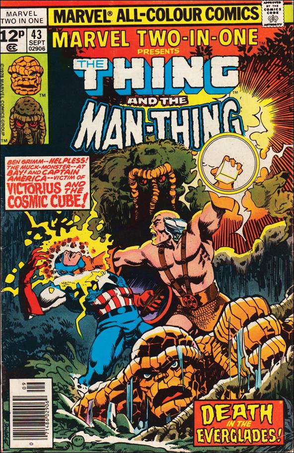 Marvel Two-in-One (1974) issue 43-B UK Price Cover