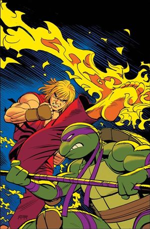 Teenage Mutant Ninja Turtles vs. Street Fighter issue 5-G Leonardo Romero 1:250 Virgin Cover