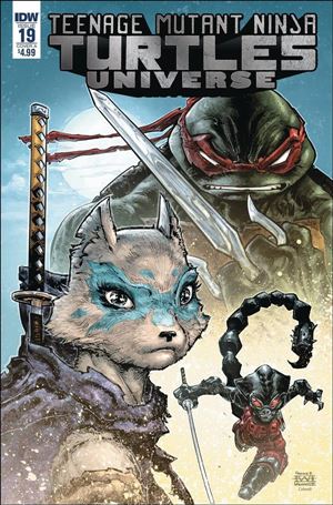 Teenage Mutant Ninja Turtles Universe issue 19 Freddie Williams II Cover