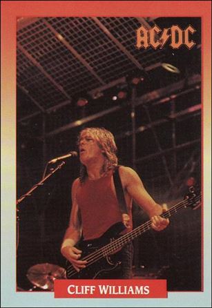 Rock Cards (Base Set) card 21 Cliff Williams