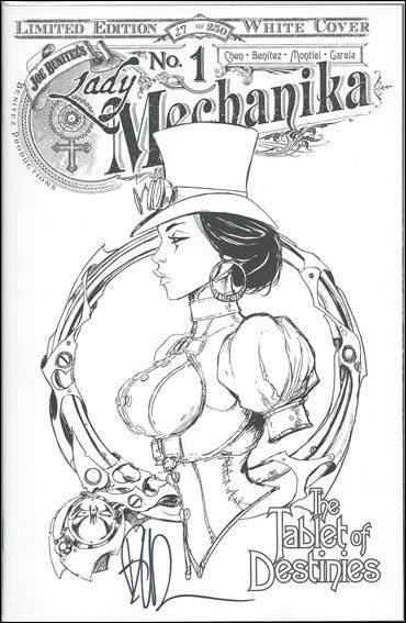 Lady Mechanika: The Tablet of Destinies issue 1-F Joe Benitez White Cover Signed 1/250