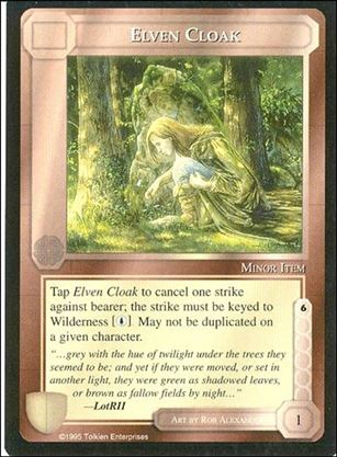 Middle-Earth: The Wizards (Base Set) card 136 Elven Cloak