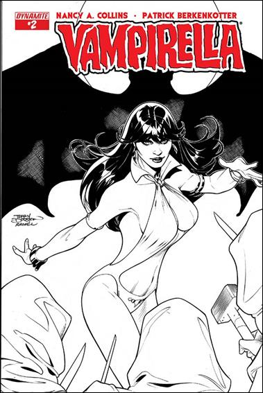 Vampirella (2014) issue 2-D Terry Dodson 1:25 Black & White Cover