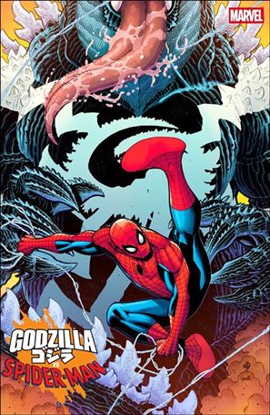 Godzilla vs. Spider-Man issue 1-F Nick Bradshaw Venomized Cover