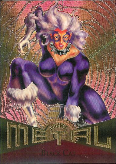 Marvel Metal (Base Set) card 70 Black Cat